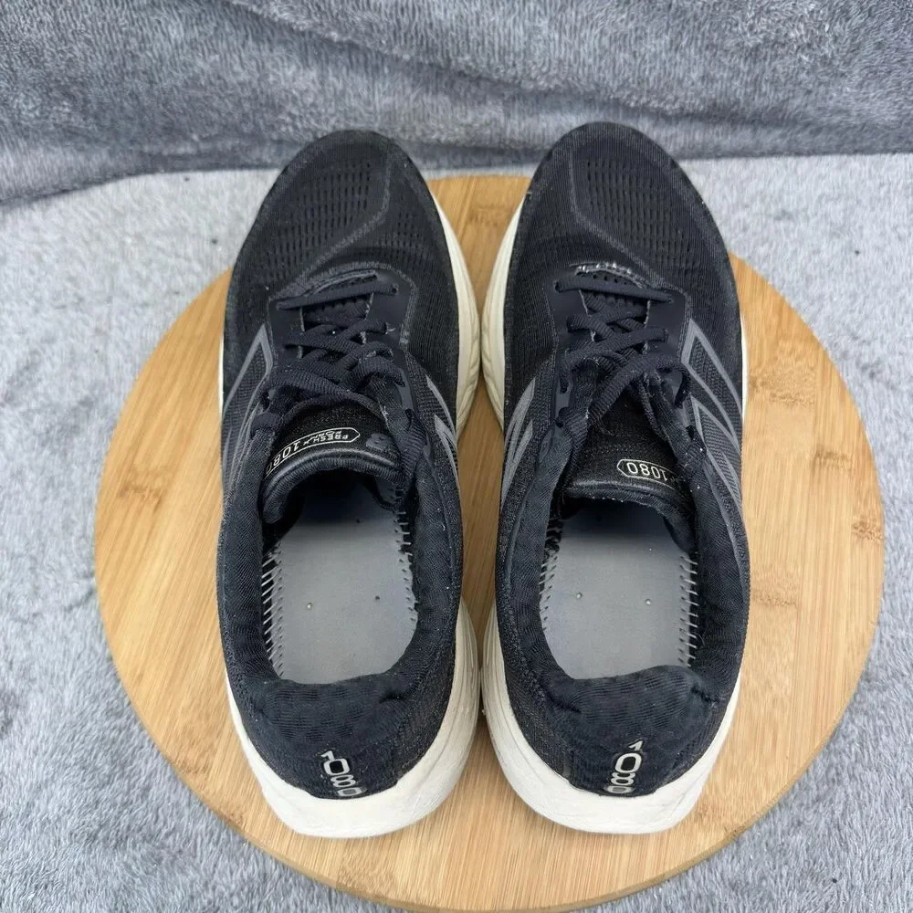 New Balance Fresh Foam X 1080 Shoes Womens Size 10 Black Sneakers W1080B14